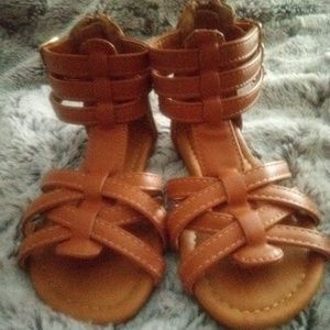 Girls shoes gladiator sandals new toddler size 9